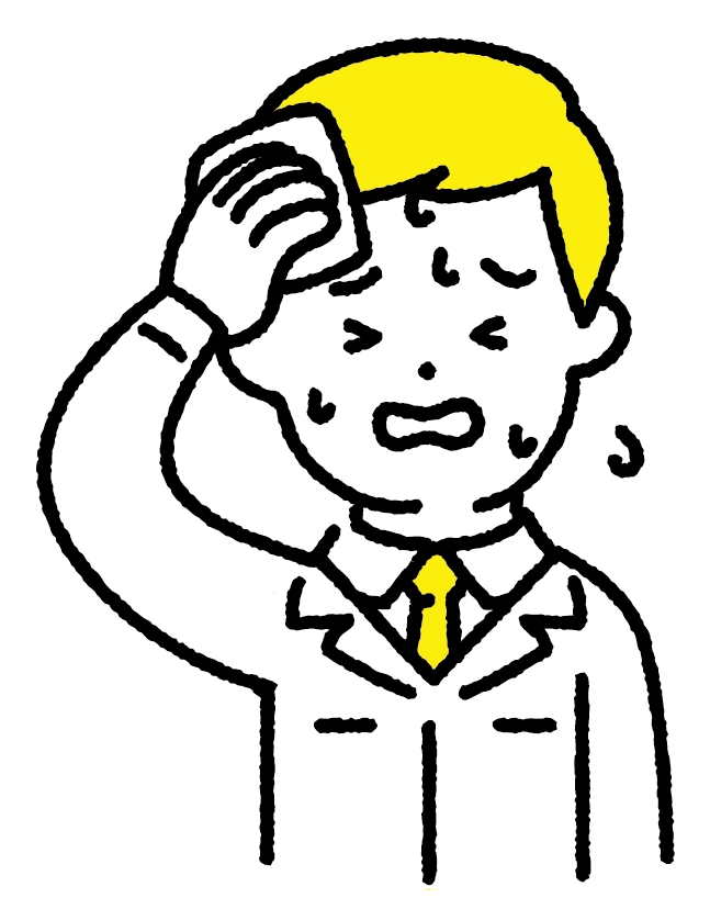 焦る先輩さん